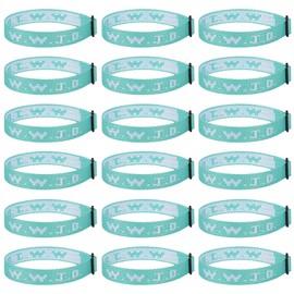 18PCS WWJD Christian Bracelet Pack for Women Men, Jesus Gifts Wristbands, WWJD Bracelets - What Would Jesus Do Bracelet, 18 Green