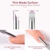 KADS Upgraded Dual-Ended Stainless Steel Nail Cuticle Pusher and Cleaner