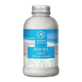 Dead Sea Salt 500 g – 100% Natural Pure Sea Salt – Therapy Rich & Mineral Salts – Bath Salt and Sauna Salt for Good Sleep – Stress Relief – Bathing