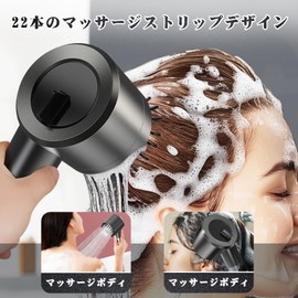 Micro Nano Bubble, High Water Pressure, Water Savings Over 80%, Chlorine Removal, Includes 5 Water Filters, Ultra Fine Water Flow, Heat Retention, Moisturizing, Improves Skin and Hair Care, 3 Modes