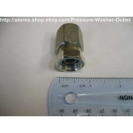 Unbranded 3/8 NPT FEMALE x 3/8 NPT FEMALE SWIVEL ADAPTER FITTING 1405-6-6 Hydraulic