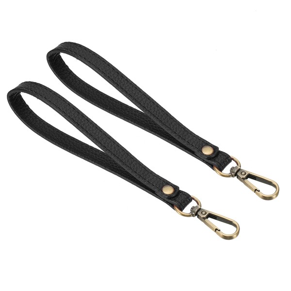 PATIKIL 8 Inch Wristlet Strap, 2 Pack PU Leather Wristlet