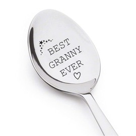 Boston Creative company Best Grandma Ever Spoon, Grandma Gift, Gifts for Grandma,New Grandma,Grandma to Be, Grandmother Gift, Mom Gifts, Grandmother of The Bride,Spoon