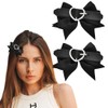 Goth Lolita Hair Clips Hair Bow Clips for Women Girls Bowknot Hair Clip 2Pcs Lolita Hair Bows Barrettes for Women Girls Cosplay Costume Party