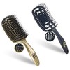 Magic Effortless Brush - Set 1 Boar Bristle and 1