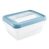 keeeper Mia Magic Ice 3-Piece Freezer Container Set, Rewritable Lid,
