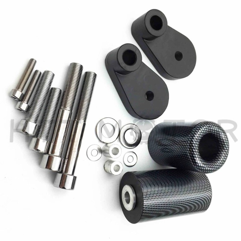 HONGK Frame Sliders For Honda CBR1000RR 06-07 NO CUT Carbon (Fit