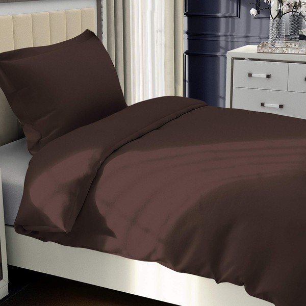 NTBAY Microfiber Queen Duvet Cover Set, 3 Pieces Solid Color