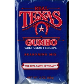 Real Texas Gumbo Gulf Coast Recipe Seasoning Mix 3 ounce (4 Pack)