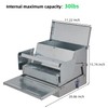 Domenow Chicken Treadle Feeder, Poultry Feeder, 30lbs Automatic Chicken Feeder