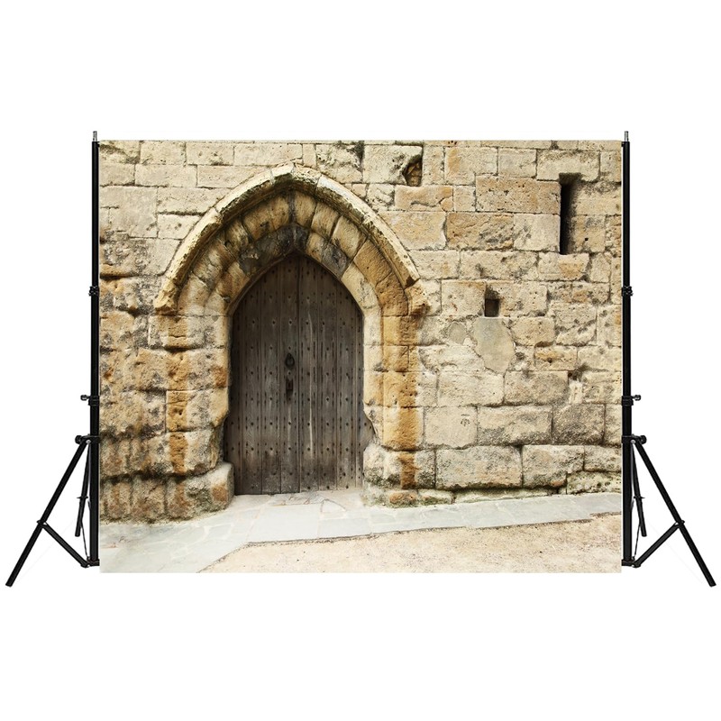 Fmarui Ancient Jerusalem Buildings Backdrop Stone Wall Backdrops 7X5FT