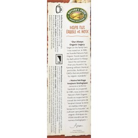 Natures Path, Oatmeal Pouches Maple Nut Organic 8 Count, 14 Ounce