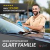 Glart Set of 2 Microfibre cloths, for polishing, windshields, cockpit,