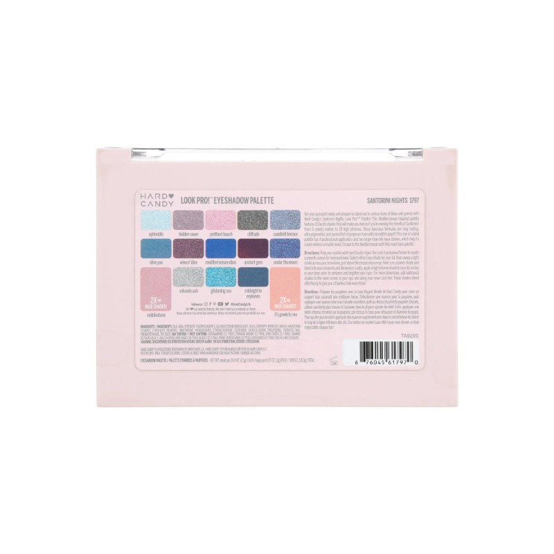 HARD CANDY LOOK PRO 2X THE BASE SHADES SANTORINI NIGHTS