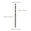 Kozelo 5PCS Twist Drill Bit - [2.8mm/0.11"] Titanium Nitride M2