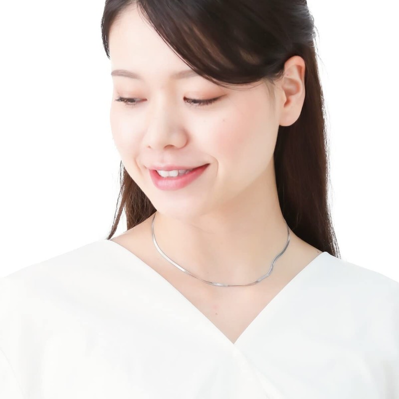 Piena Necklace, Men's/Women's, Surgical Stainless Steel Snake Chain, Simple, Hypoallergenic,
