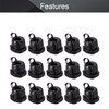 Fielect Round Cable Wire Strain Relief Bush Grommet Round Strain