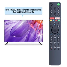 RMF-TX500U Voice Remote Control Replacement for Sony Bravia LED OLED LCD 4K UHD HDTV HDR Android TV KD-75X75CH XBR-55A8H XBR-55X950G XBR-65A8H KD-65X750H XBR-49X950H XBR-75X900H XBR-75X850G