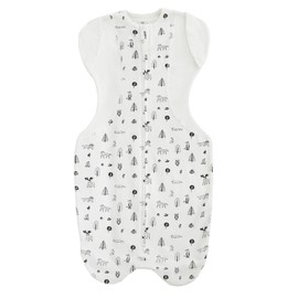 KIDIRA Transition Swaddle Sleep Sack, 3-6 Months, 12-18 lb, 2-Way Zipper, Moisture-Wicking Fabric, Snug Fit, (Munchkin Forest)