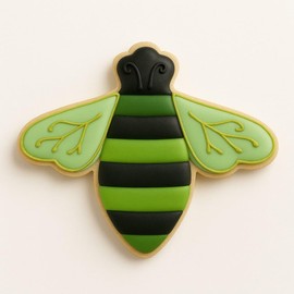 Honey Bumble Bee 2.75 Inch Cookie Cutter from The Cookie Cutter Shop – Tin Plated Steel - Made in the USA