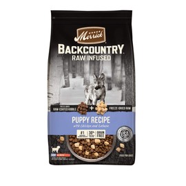 Merrick Backcountry Raw Infused Grain Free Dry Dog Food Puppy Recipe - 4 lb. Bag