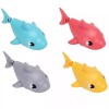 Sperric 12pc Floating Shark Bath Toys for Toddlers, Colorful Swimming