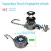 Fingerprint Padlock, Bluetooth Lock, Mobile APP, MEGAFEIS Smart Padlock with