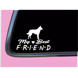 EZSTIK Malinois Sticker TP 823 Best Friend 6" Decal dog schutzhund