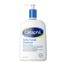 Cetaphil Face Wash, Daily Facial Cleanser for Sensitive, Combination to Oily Skin, 20 oz, Gentle Foaming, Soap Free, Hypoallergenic | Idel