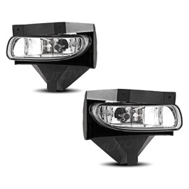 AUTOWIKI Fog Lights Assembly For 1999-2004 Ford Mustang (except Cobra) With Clear Lens 2PCS OEM Fog Lamps Replacement