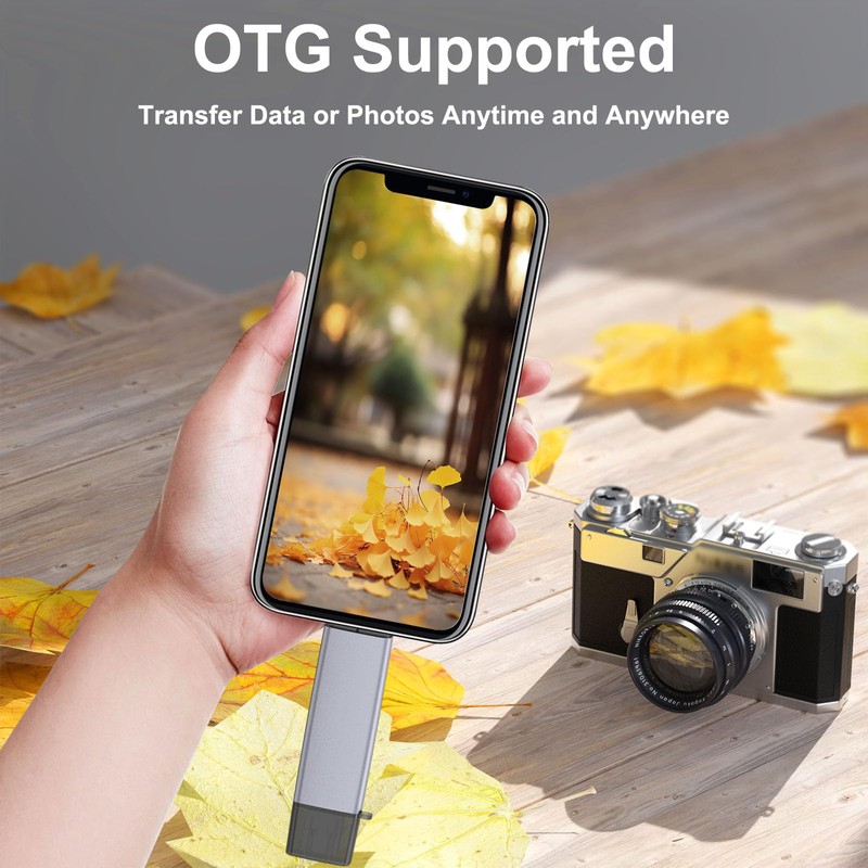 IEOVIEE Lector de Tarjetas SD/Micro SD, USB C Dual Connector