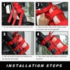 Yourkar Fire Extinguisher Holder, Roll Bar Fire Extinguisher Strap with