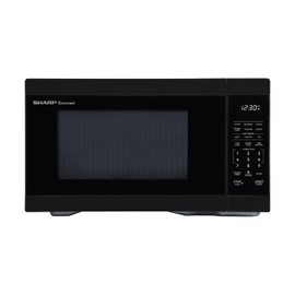 SHARP Countertop Microwave Oven with Removable 12.4" Carousel Turntable, 1000 Watt, 1.1 Cubic Feet, Black
