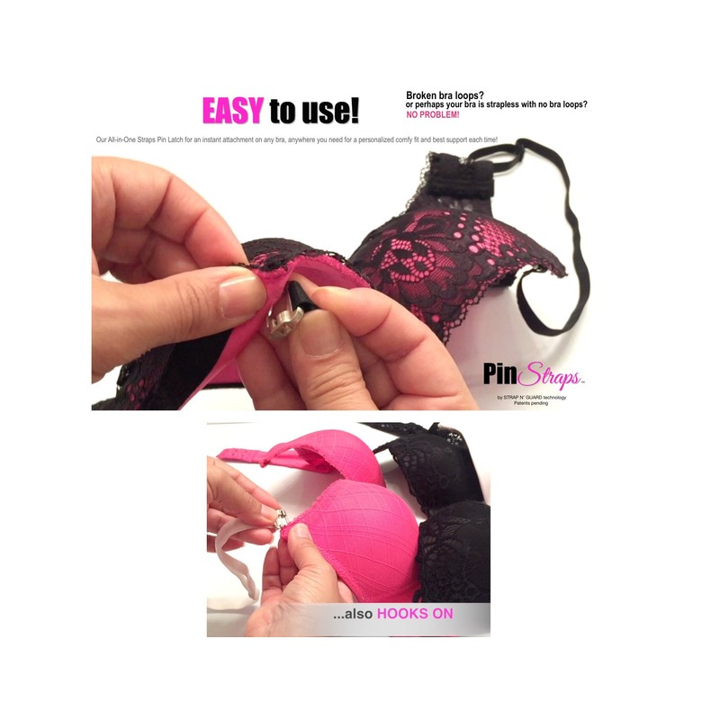PIN STRAPS - Bra Strap Multiway Removable Adjustable Replacement Bra