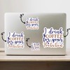 (3PCS) I Drink Coffee for Your Protection Sticker for Phone