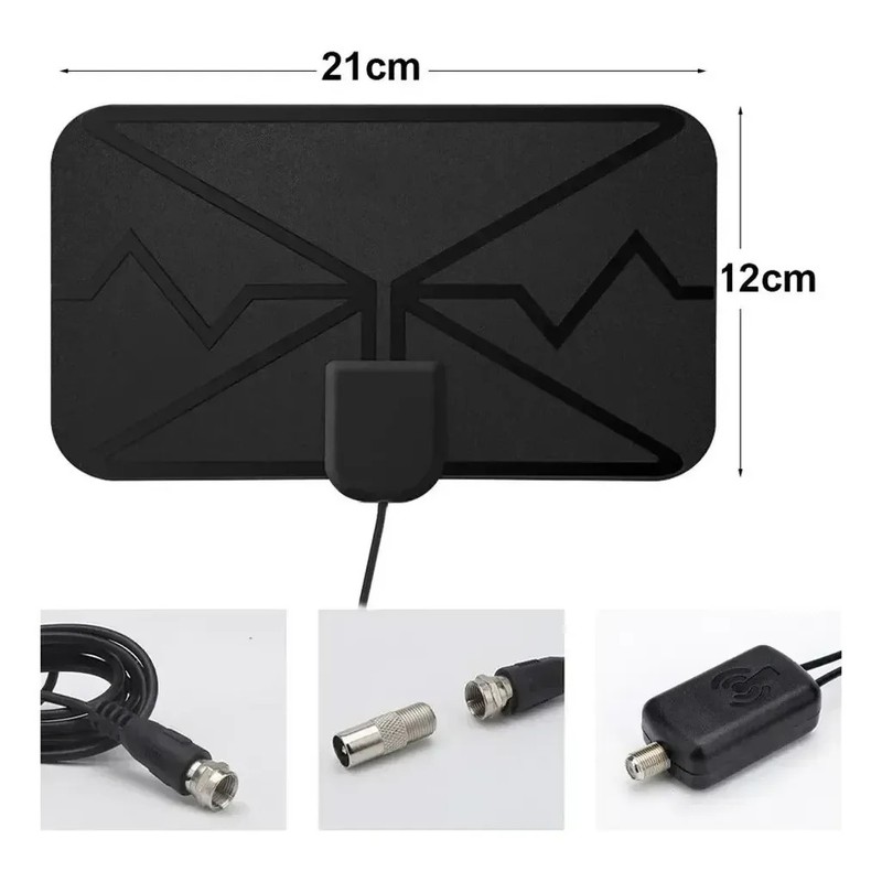 Viejo. Antena Hdtv Digital 4k Para Interiores, Receptor Dvb.