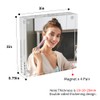 Airsnigi 3x3 Acrylic Picture Frames 4 Pack, Square Clear Photo