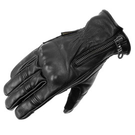 Komine GK-263 Motorcycle Leather Gloves Black M