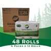 Green Forest Bathroom Tissue, 100% Recycled 12-Roll Pack, 286 Sheets