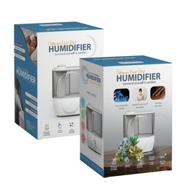 CHA Ultrasonic Cold Mist Humidifier HF1433-UL - Cool Mist Humidifiers w/ 3 Mist Intensity Levels - Ultrasonic Cool Mist Humidifiers for Bedroom, Nursery & Large Room - 0.8 Gallon Capacity, Single Unit