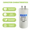BOJACK CBB60 40uF 450 Volt 50/60Hz AC Capacitor Round Run
