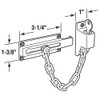 Defender Security U 11093 Keyed Diecast Chain Door Guard, 3-1/4",