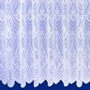 Maple Textiles White Net Curtain. 42" 105cm Drop in Luxury
