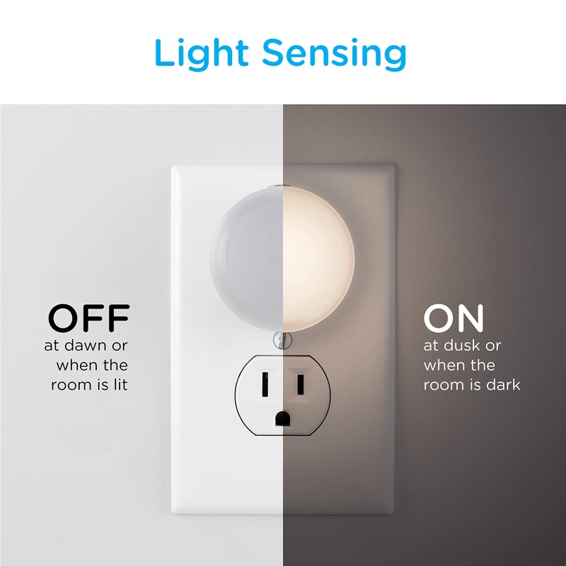 Lights by Night Color Changing Mini LED Night Light, Plug-in,