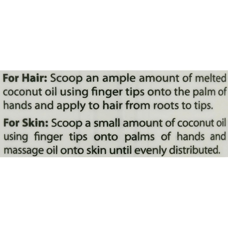 Pure Coconut Oil with Vitamin E Natural Skin Moisturizer and