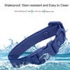 Waterproof Dog Collar Soft Rubber Dog Collar with Safety Buckle