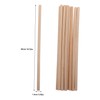 COHEALI DIY Wood Stick Kit 40cm Wooden Craft Stick Assortment