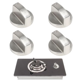 DARENYI Set of 4 rotary knob cooker 6 mm gas hob knobs for kitchen stove, gas stove, oven, kitchenware
