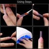 120 Pieces Dual Nail Forms Set Gel Nail Mold Extension