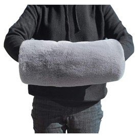 Hand Muff Hand Warmer, Faux Fur, Autumn, Winter, Cold Protection, Gloves, Solid, Thick, Nap Pillow, Body Pillow, Cushion, Cold Protection, Fleece Lined, Warm, Cold Protection, Office, Desk Work, Room,